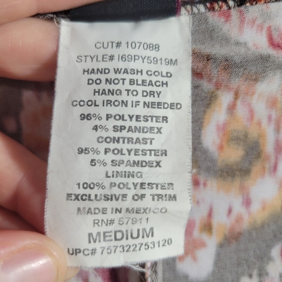 Wrapper Women's Halter Multicolored Paisley Design Mini Vintage Dress Size Med - Picture 13 of 13